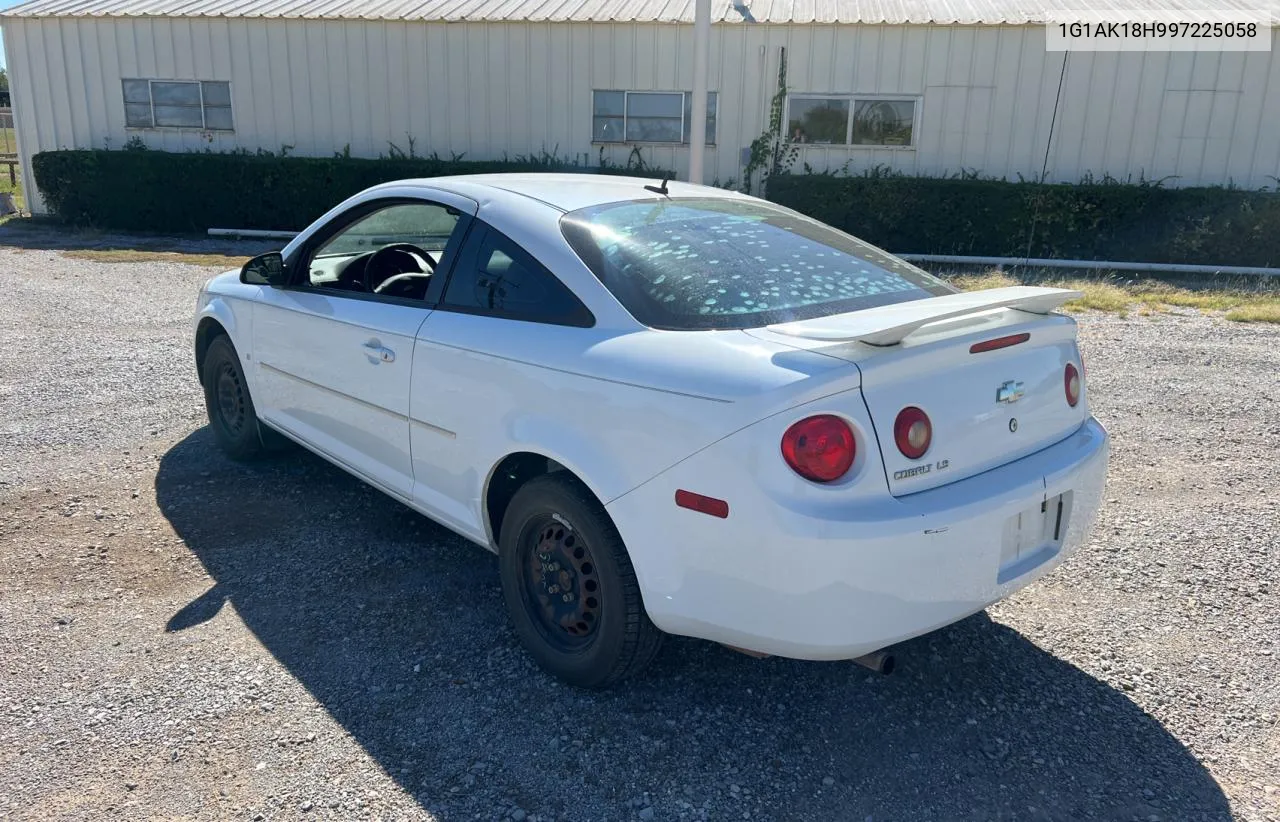 2009 Chevrolet Cobalt Ls VIN: 1G1AK18H997225058 Lot: 73338024