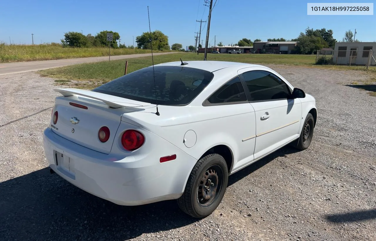 2009 Chevrolet Cobalt Ls VIN: 1G1AK18H997225058 Lot: 73338024