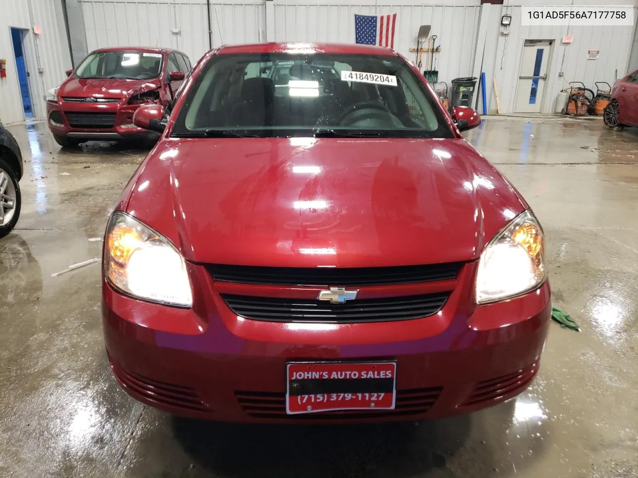 2010 Chevrolet Cobalt 1Lt VIN: 1G1AD5F56A7177758 Lot: 41849204