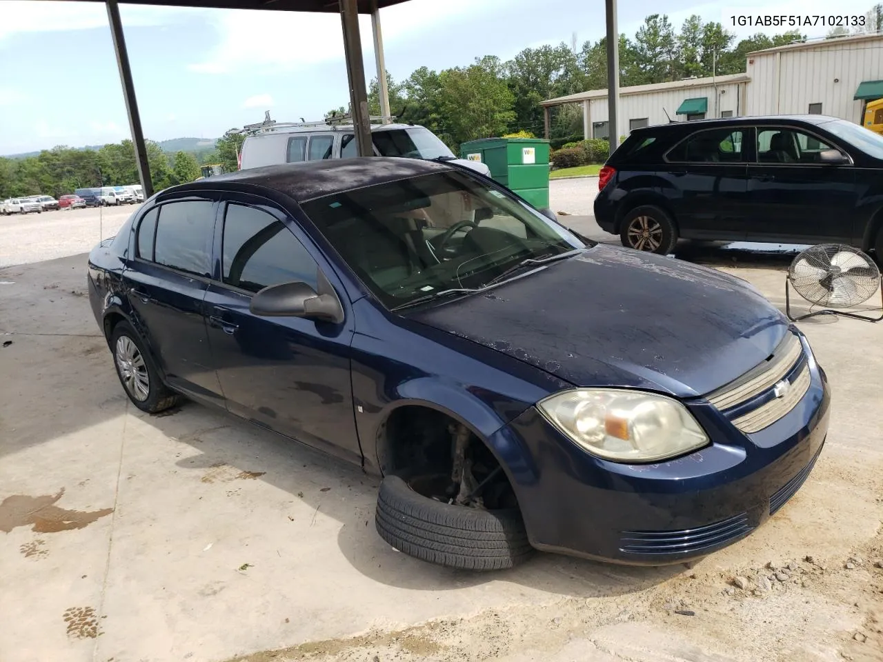 2010 Chevrolet Cobalt Ls VIN: 1G1AB5F51A7102133 Lot: 62007484