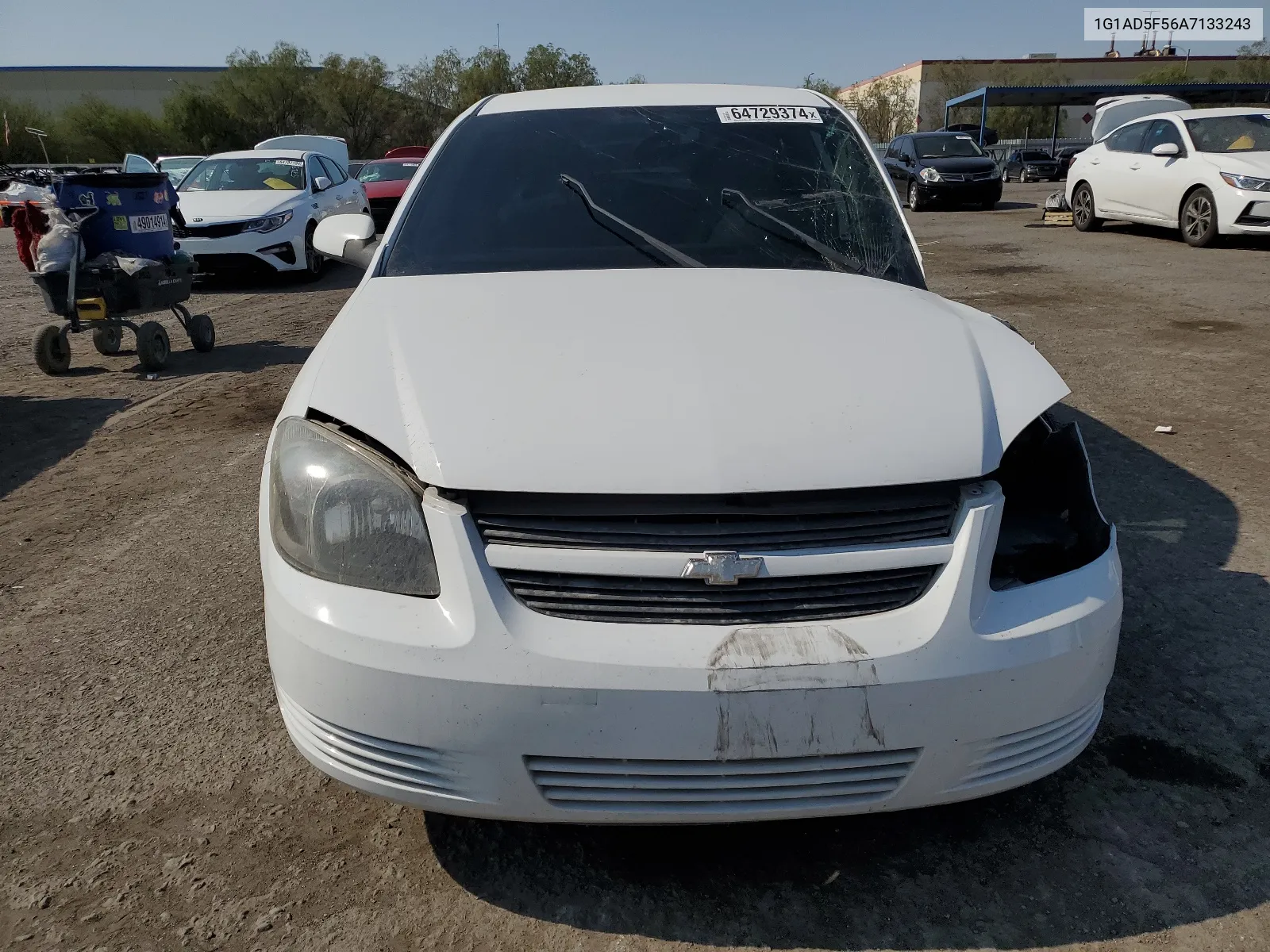 2010 Chevrolet Cobalt 1Lt VIN: 1G1AD5F56A7133243 Lot: 64729374