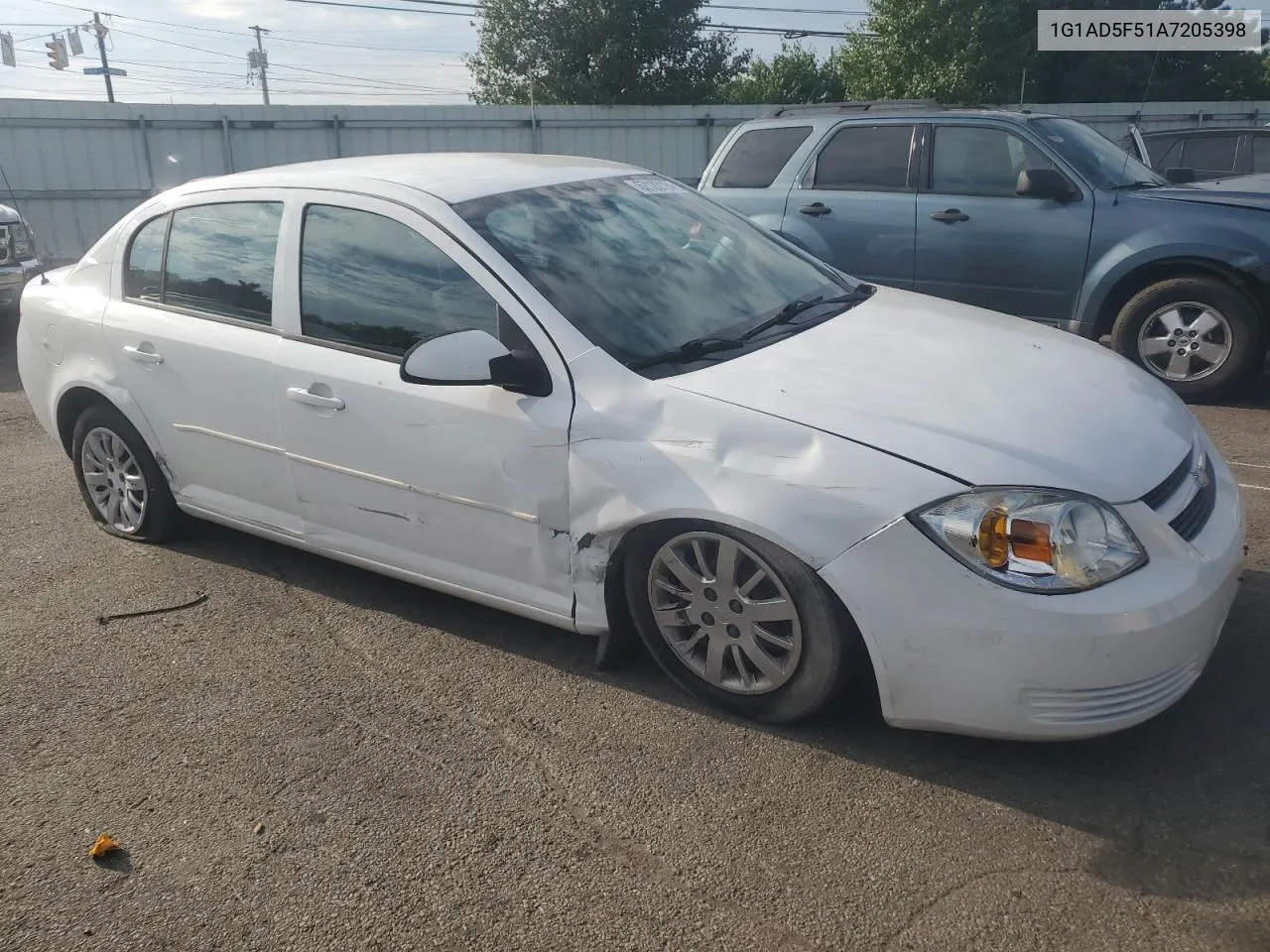 2010 Chevrolet Cobalt 1Lt VIN: 1G1AD5F51A7205398 Lot: 67120124