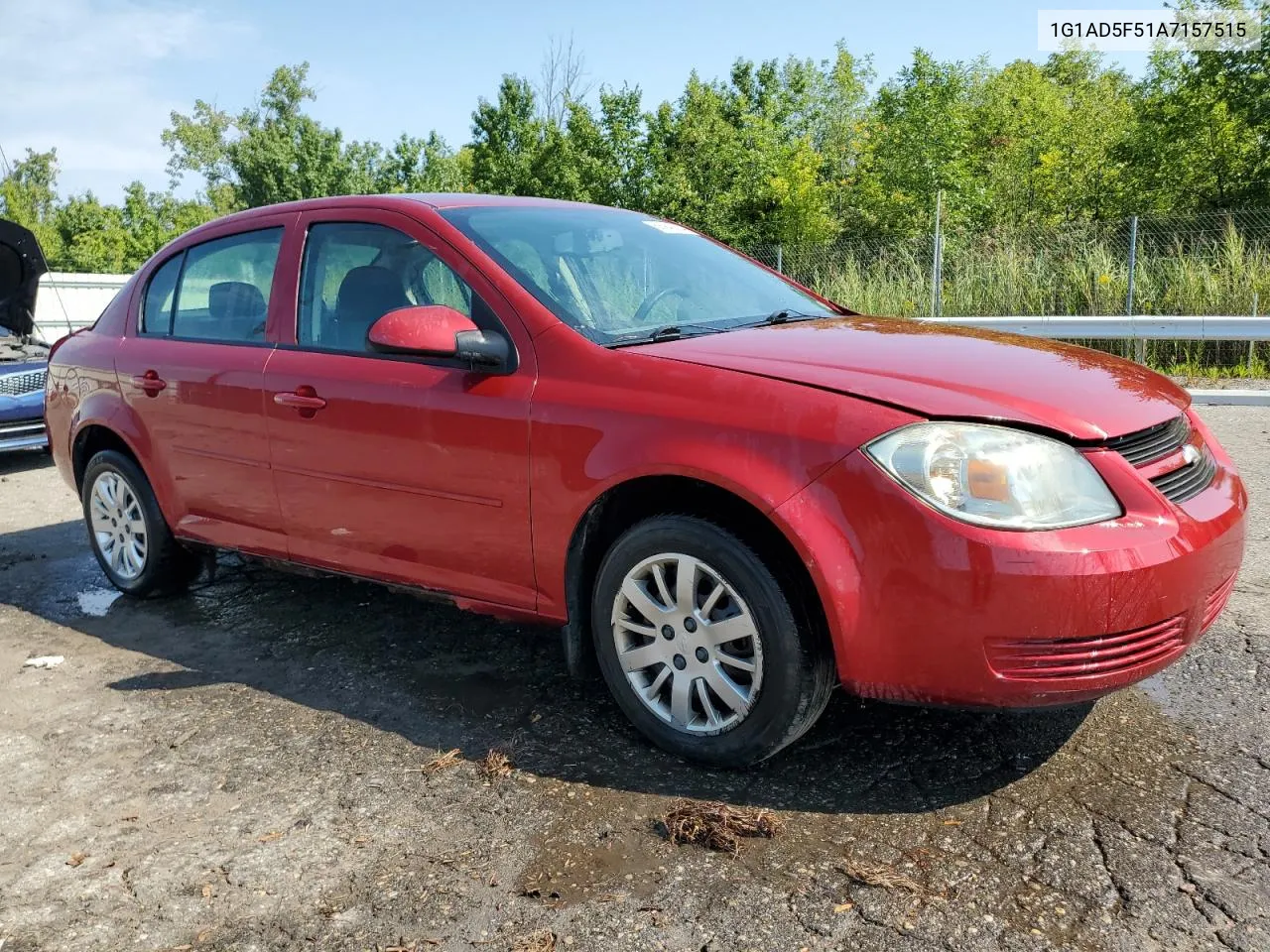 2010 Chevrolet Cobalt 1Lt VIN: 1G1AD5F51A7157515 Lot: 68948504