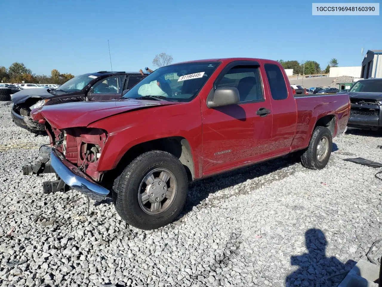 1GCCS196948160390 2004 Chevrolet Colorado