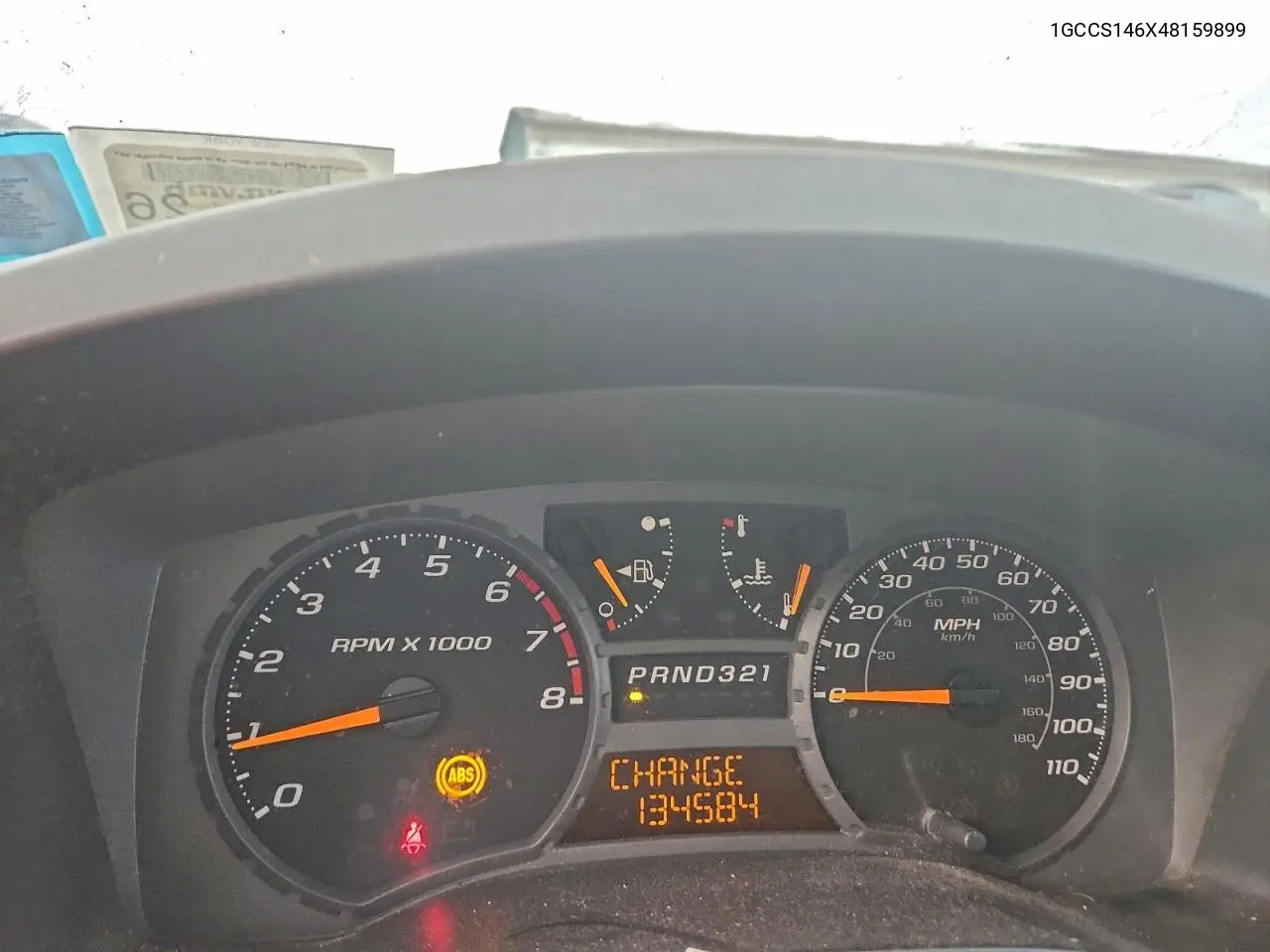 1GCCS146X48159899 2004 Chevrolet Colorado