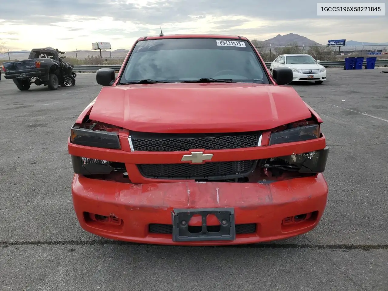 1GCCS196X58221845 2005 Chevrolet Colorado