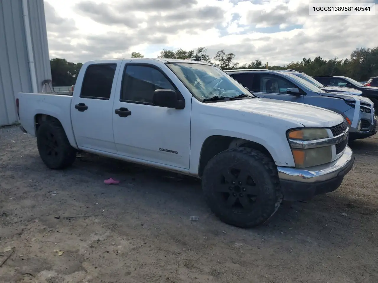 1GCCS138958140541 2005 Chevrolet Colorado