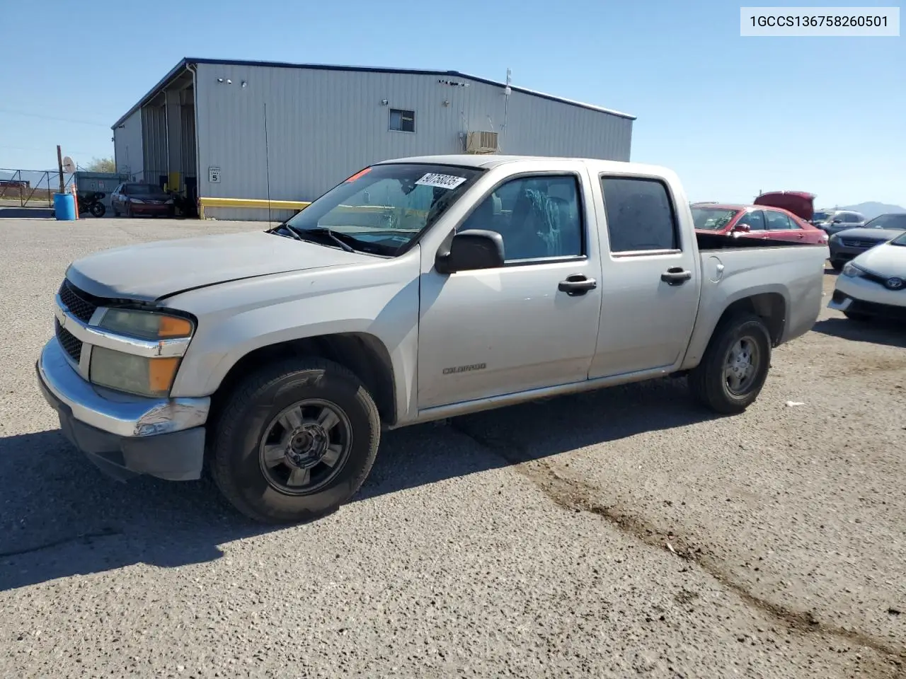 1GCCS136758260501 2005 Chevrolet Colorado