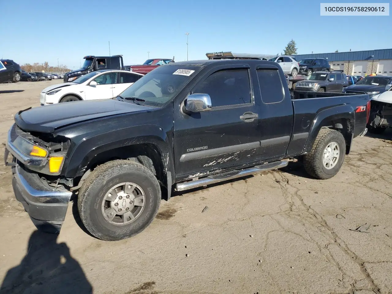1GCDS196758290612 2005 Chevrolet Colorado