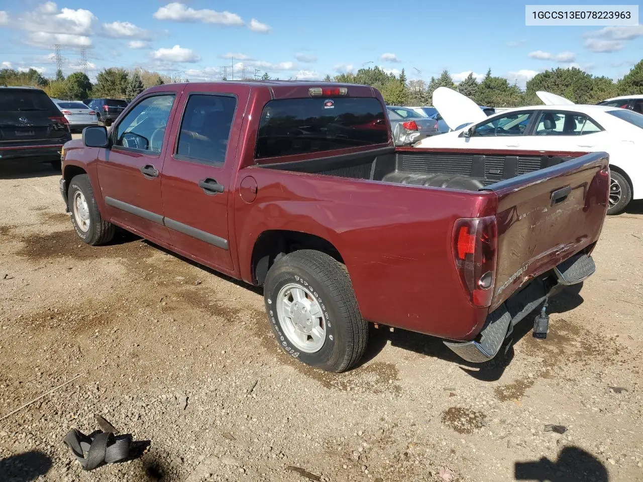 1GCCS13E078223963 2007 Chevrolet Colorado