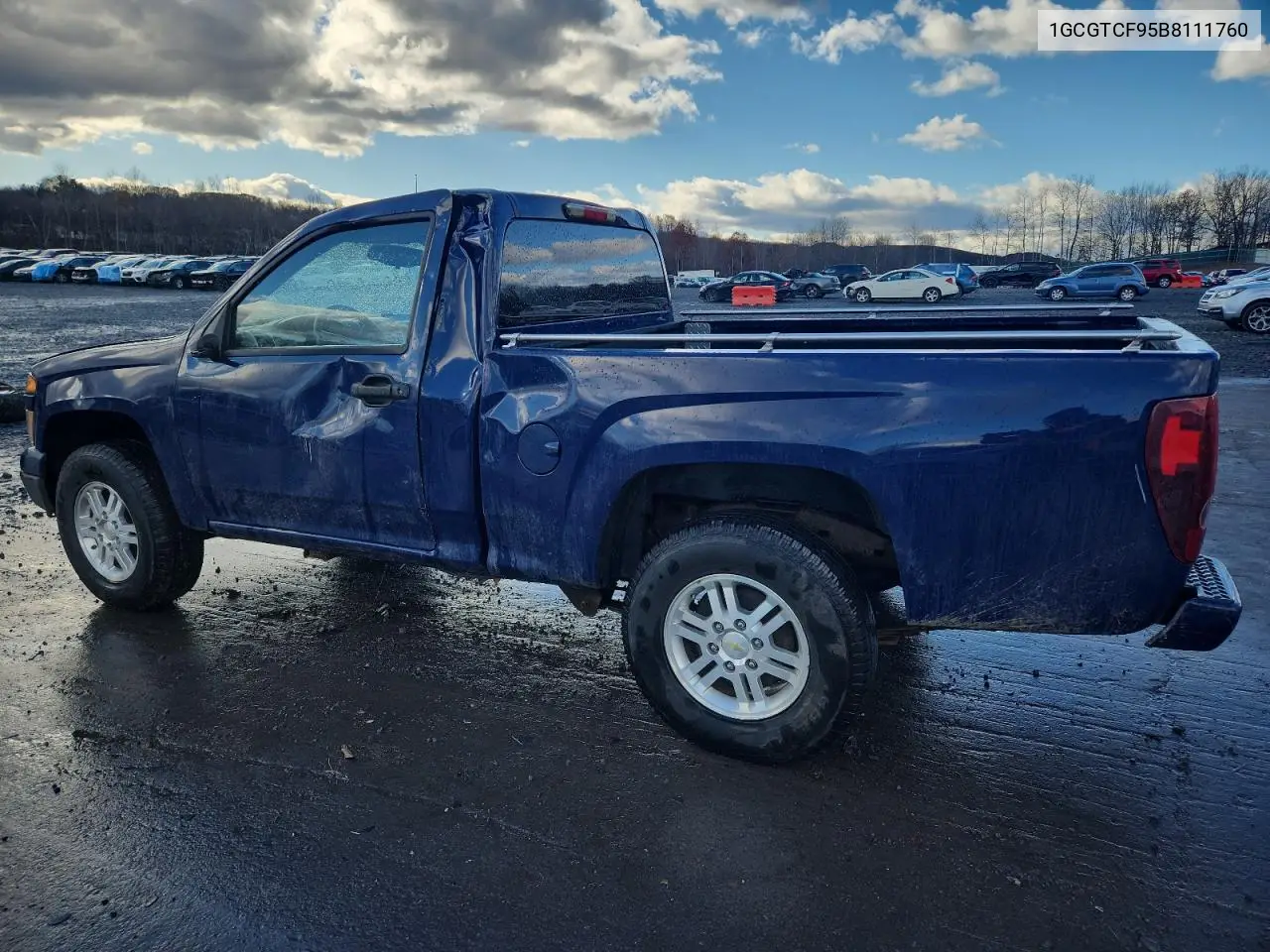 1GCGTCF95B8111760 2011 Chevrolet Colorado Lt