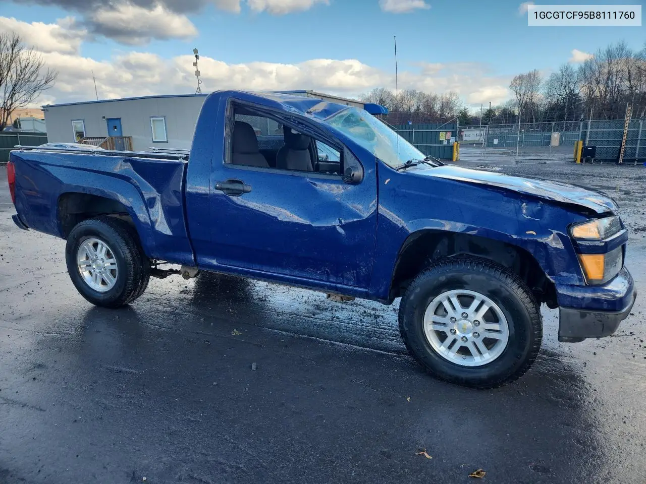 1GCGTCF95B8111760 2011 Chevrolet Colorado Lt