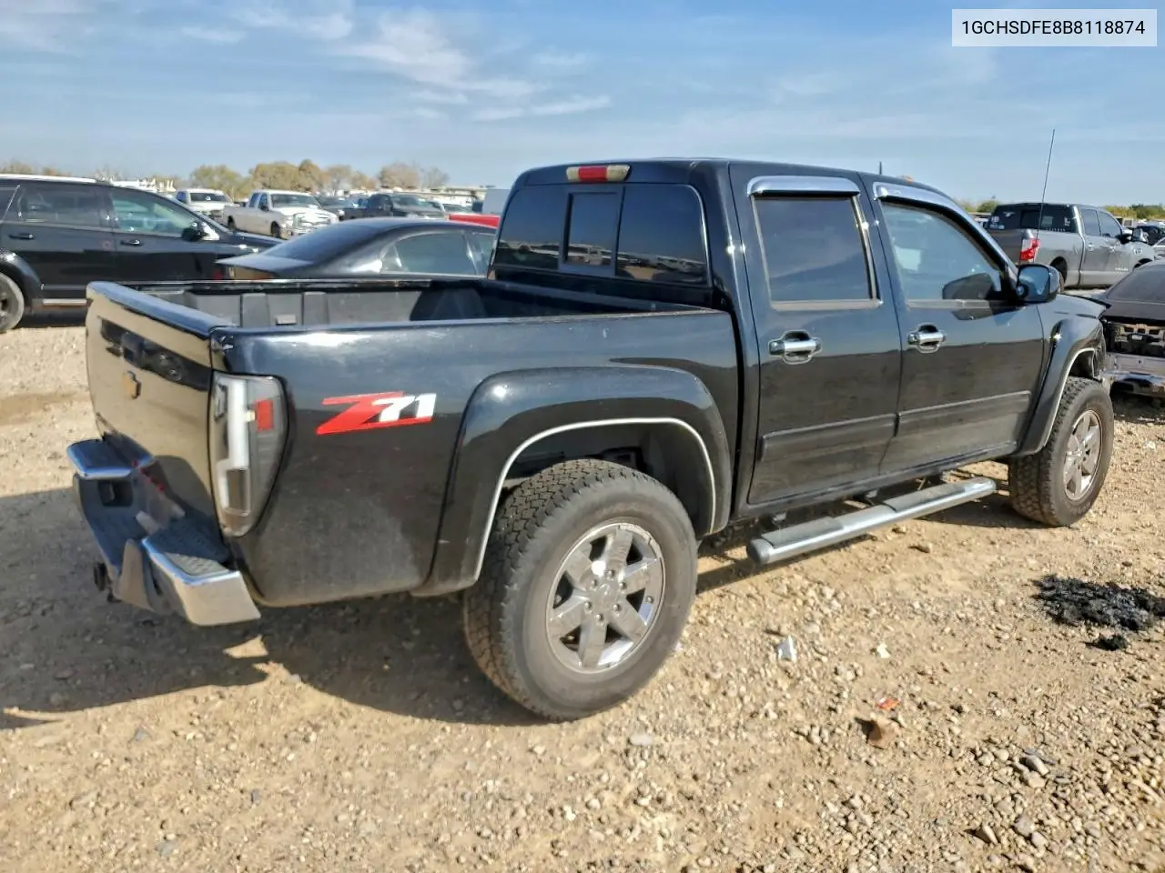 1GCHSDFE8B8118874 2011 Chevrolet Colorado Lt
