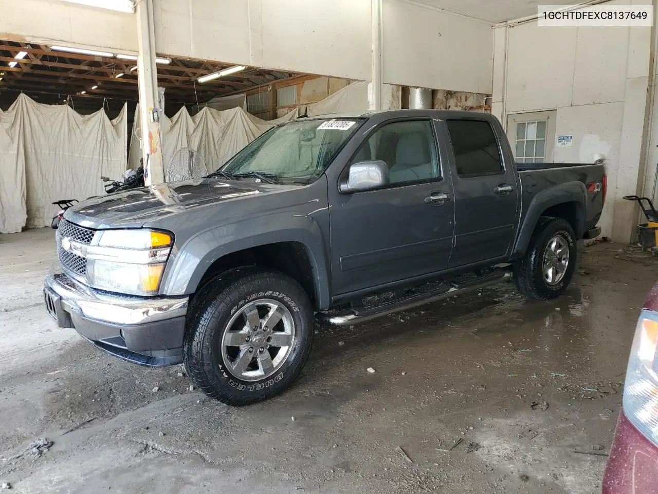 1GCHTDFEXC8137649 2012 Chevrolet Colorado Lt