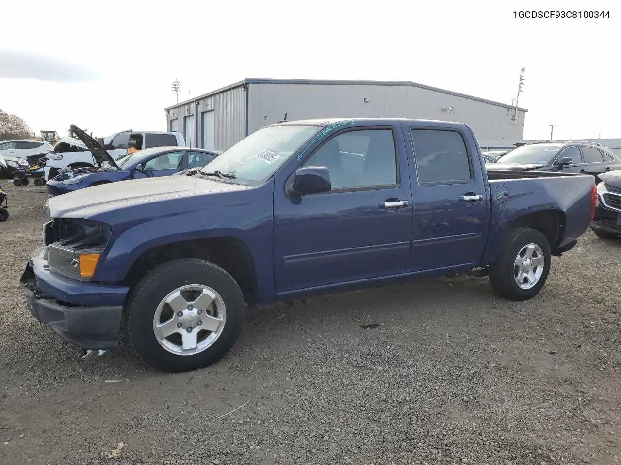 1GCDSCF93C8100344 2012 Chevrolet Colorado Lt