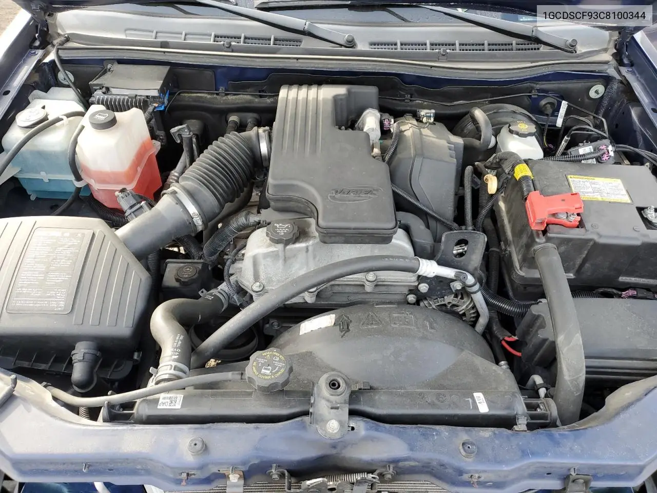 1GCDSCF93C8100344 2012 Chevrolet Colorado Lt