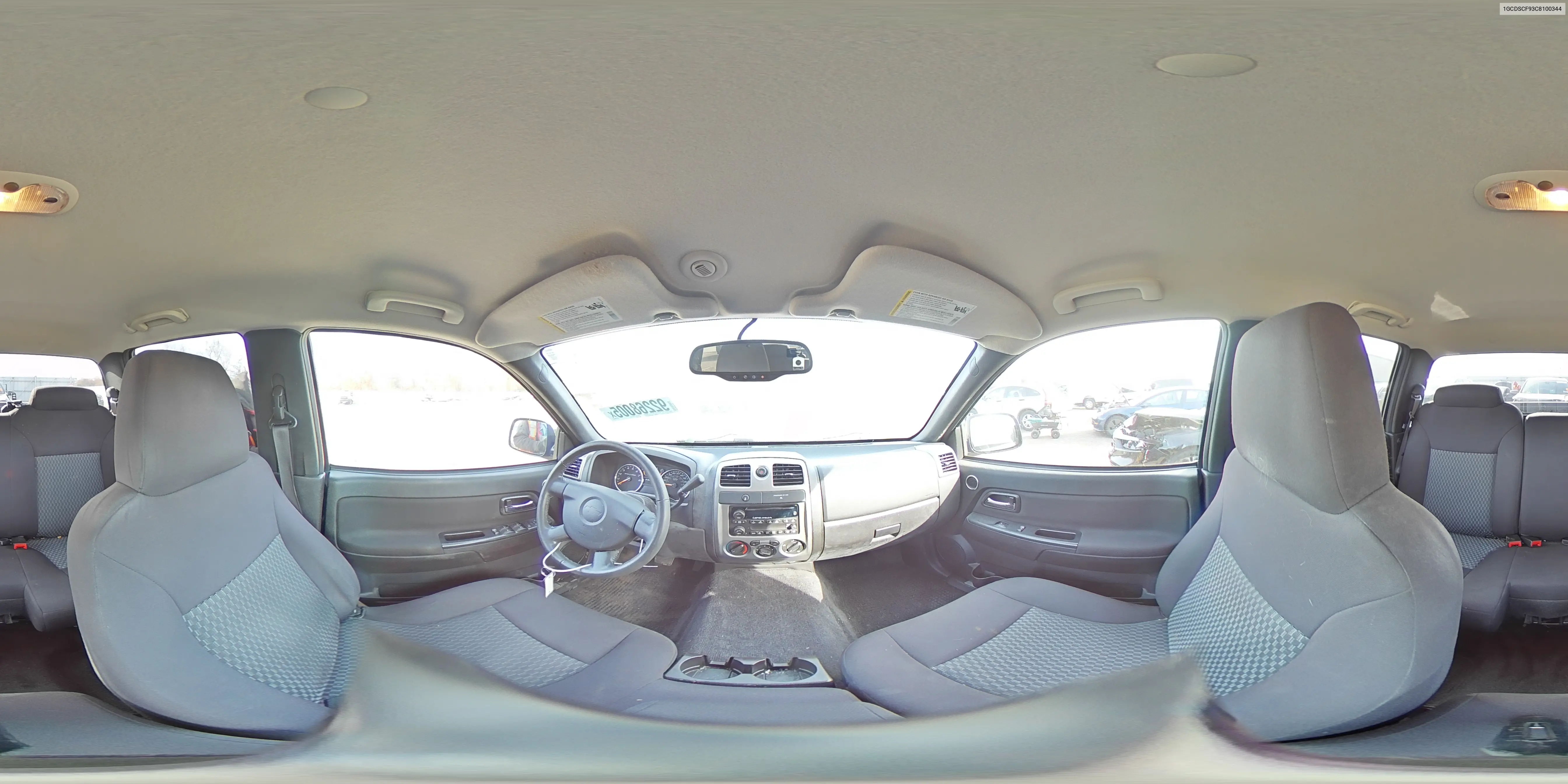 1GCDSCF93C8100344 2012 Chevrolet Colorado Lt