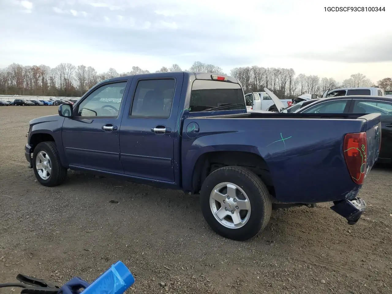 1GCDSCF93C8100344 2012 Chevrolet Colorado Lt