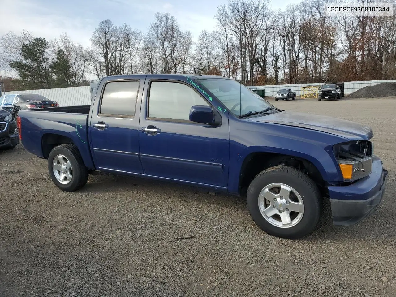 1GCDSCF93C8100344 2012 Chevrolet Colorado Lt