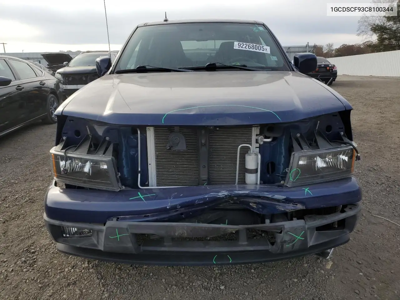 1GCDSCF93C8100344 2012 Chevrolet Colorado Lt