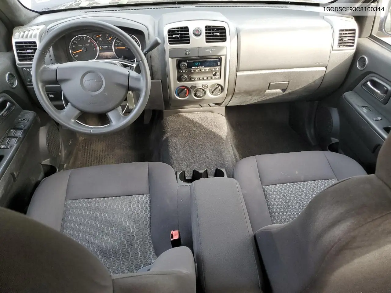 1GCDSCF93C8100344 2012 Chevrolet Colorado Lt