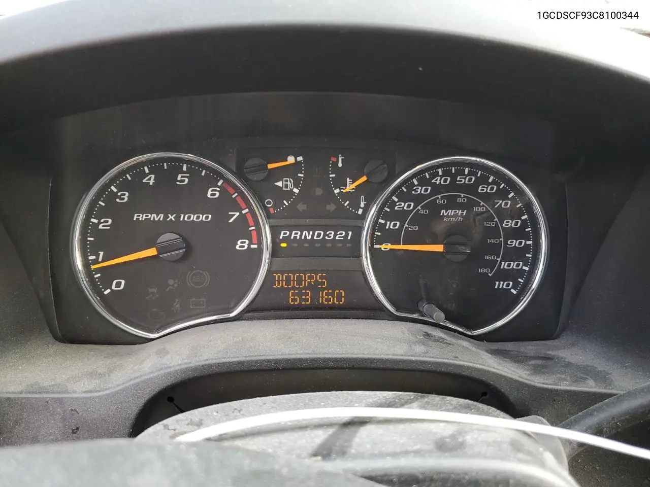 1GCDSCF93C8100344 2012 Chevrolet Colorado Lt