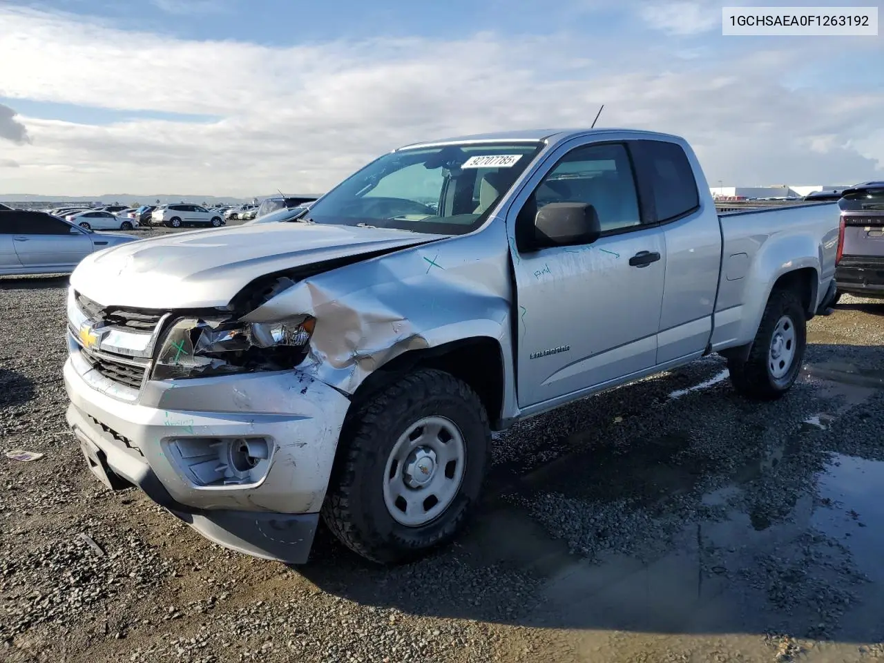 1GCHSAEA0F1263192 2015 Chevrolet Colorado