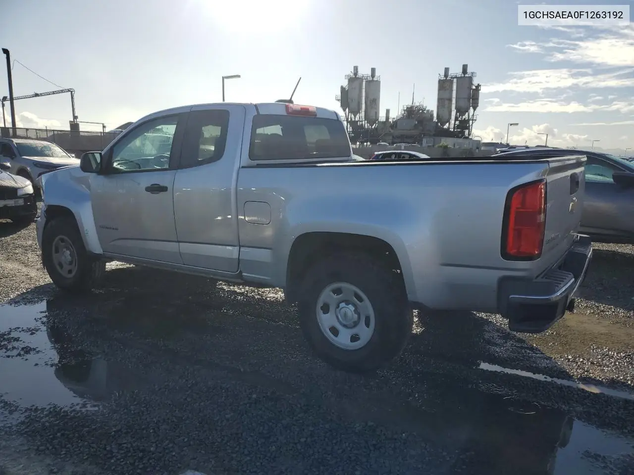 1GCHSAEA0F1263192 2015 Chevrolet Colorado