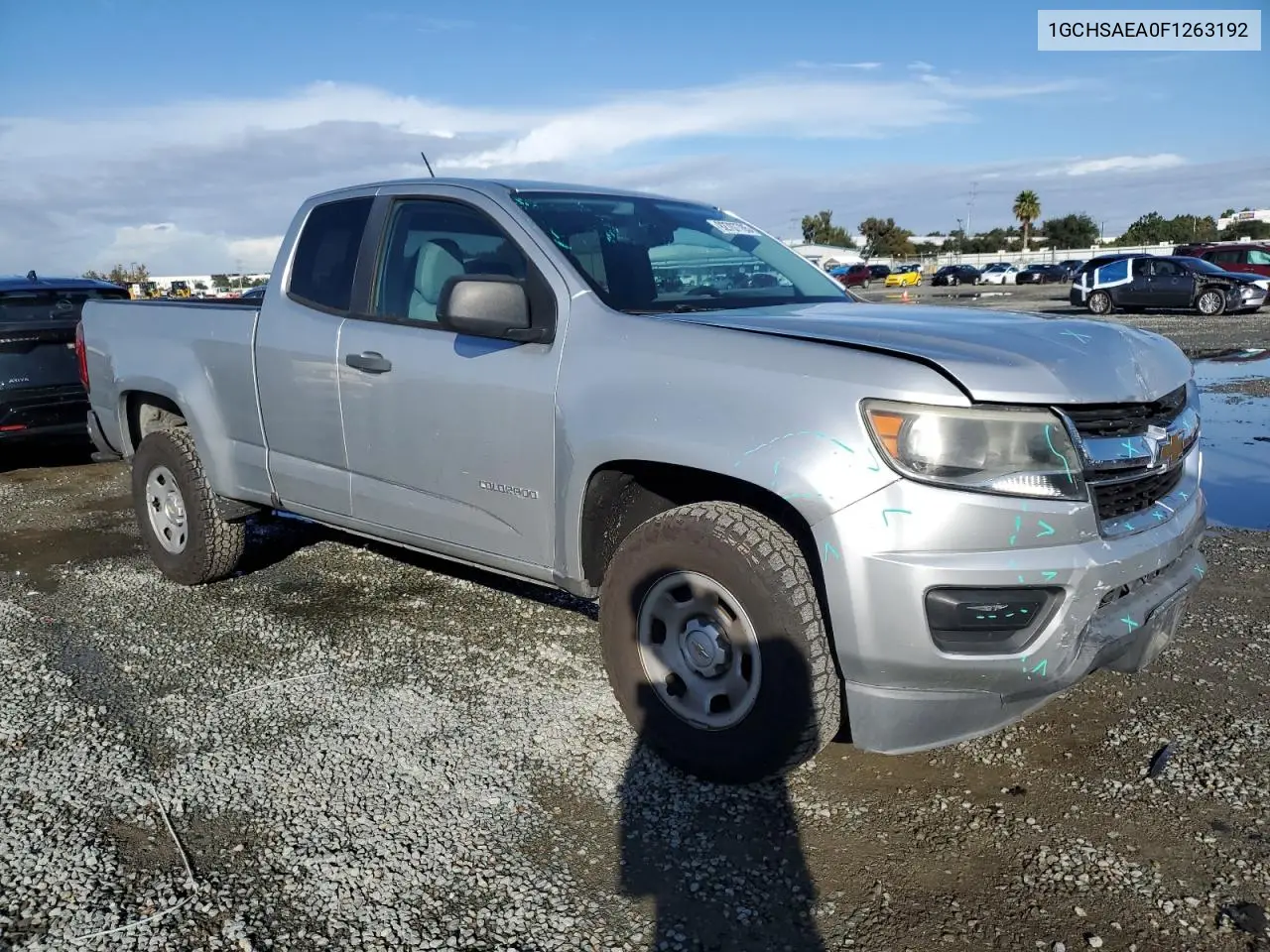 1GCHSAEA0F1263192 2015 Chevrolet Colorado