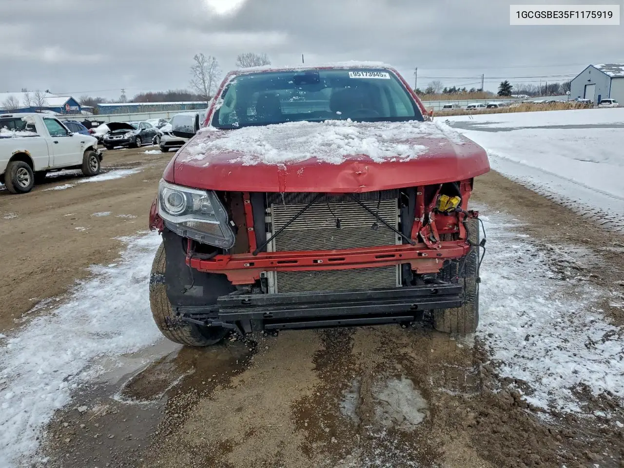 1GCGSBE35F1175919 2015 Chevrolet Colorado Lt