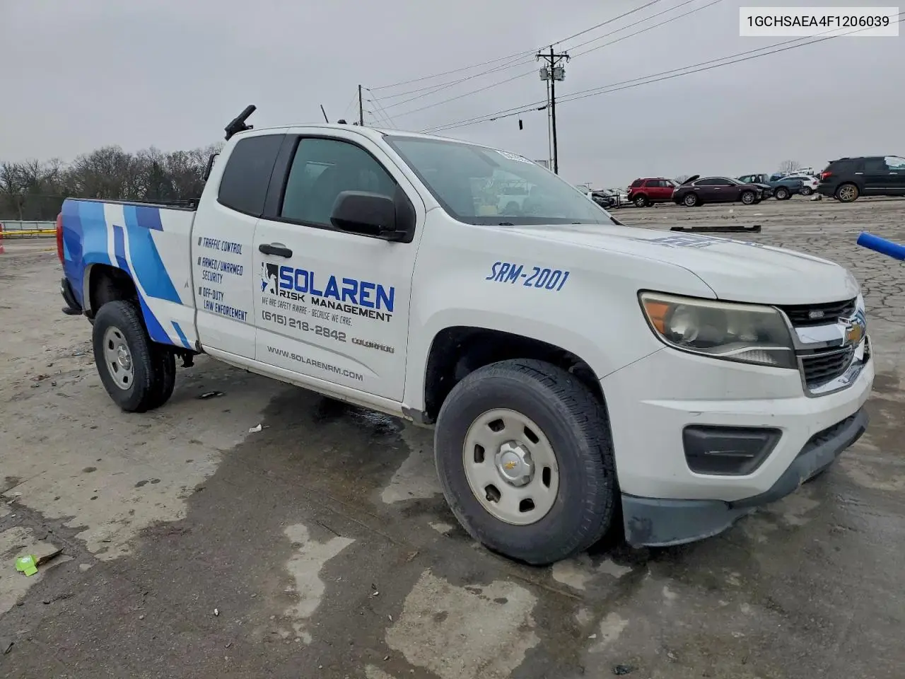 1GCHSAEA4F1206039 2015 Chevrolet Colorado