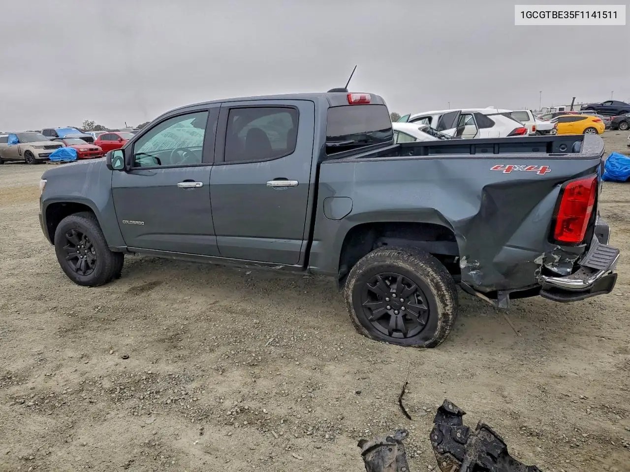 1GCGTBE35F1141511 2015 Chevrolet Colorado Lt