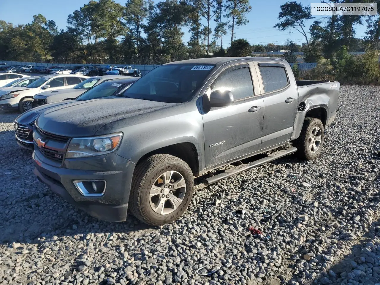 1GCGSDEA7G1197075 2016 Chevrolet Colorado Z71