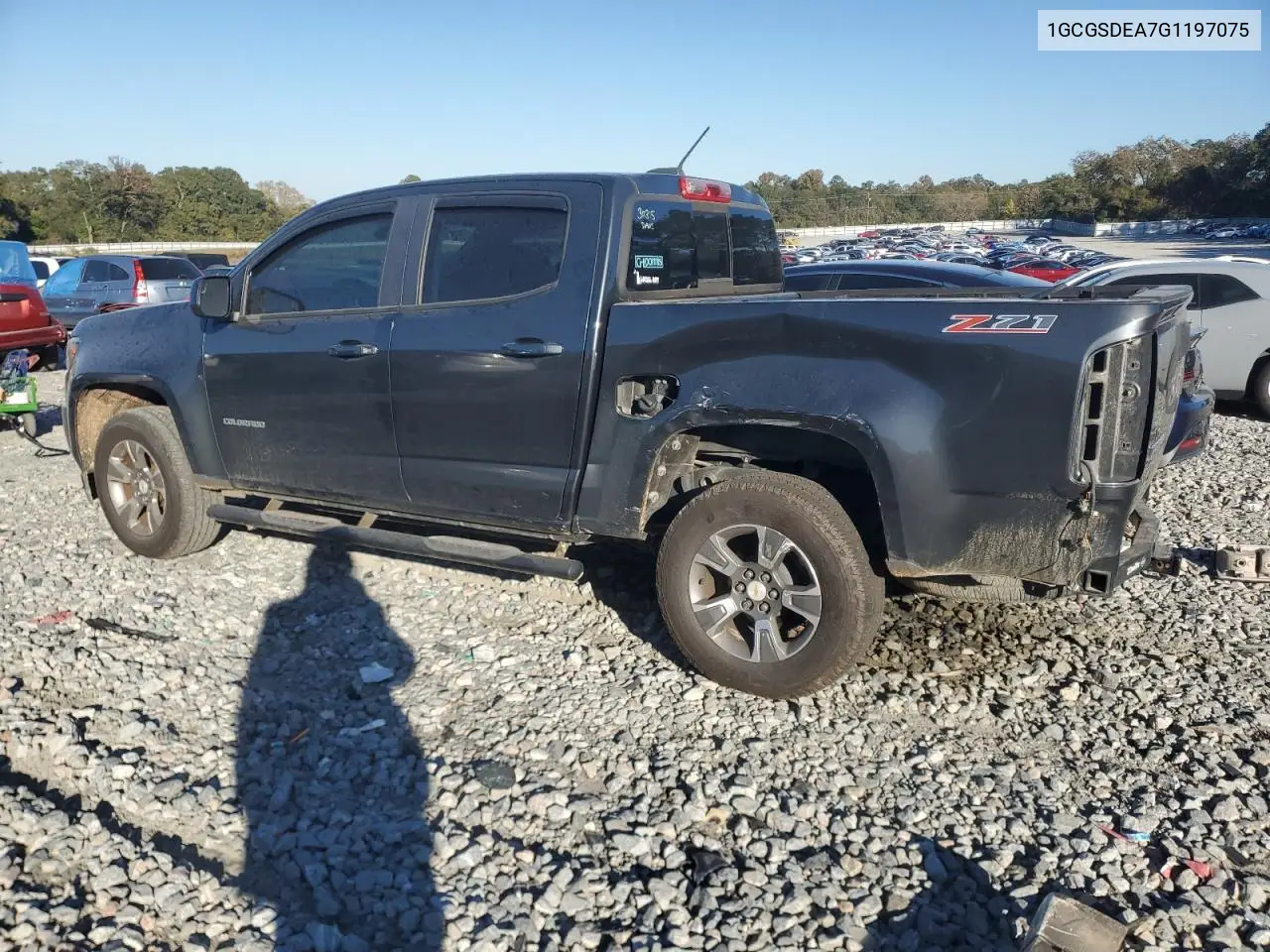 1GCGSDEA7G1197075 2016 Chevrolet Colorado Z71