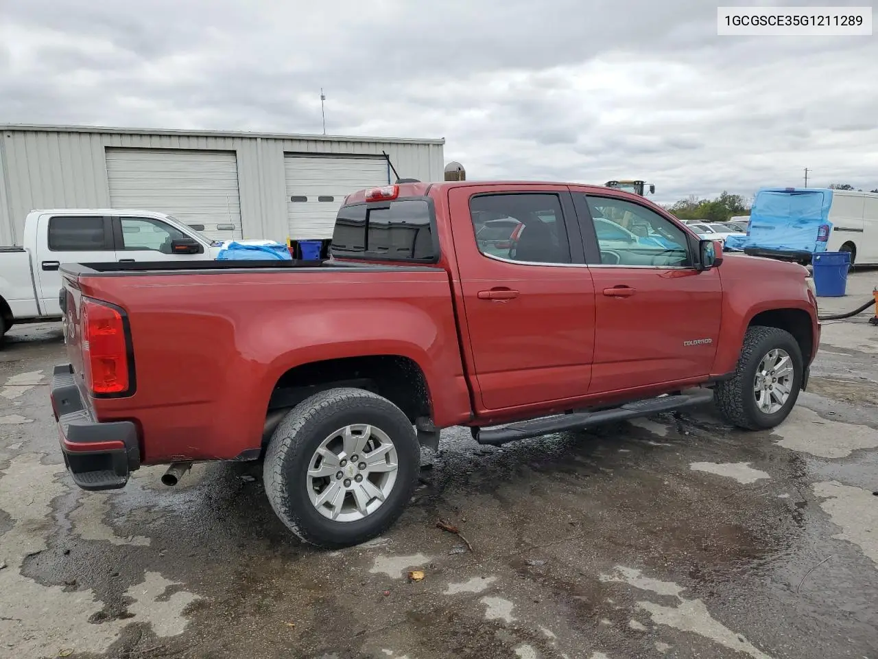1GCGSCE35G1211289 2016 Chevrolet Colorado Lt