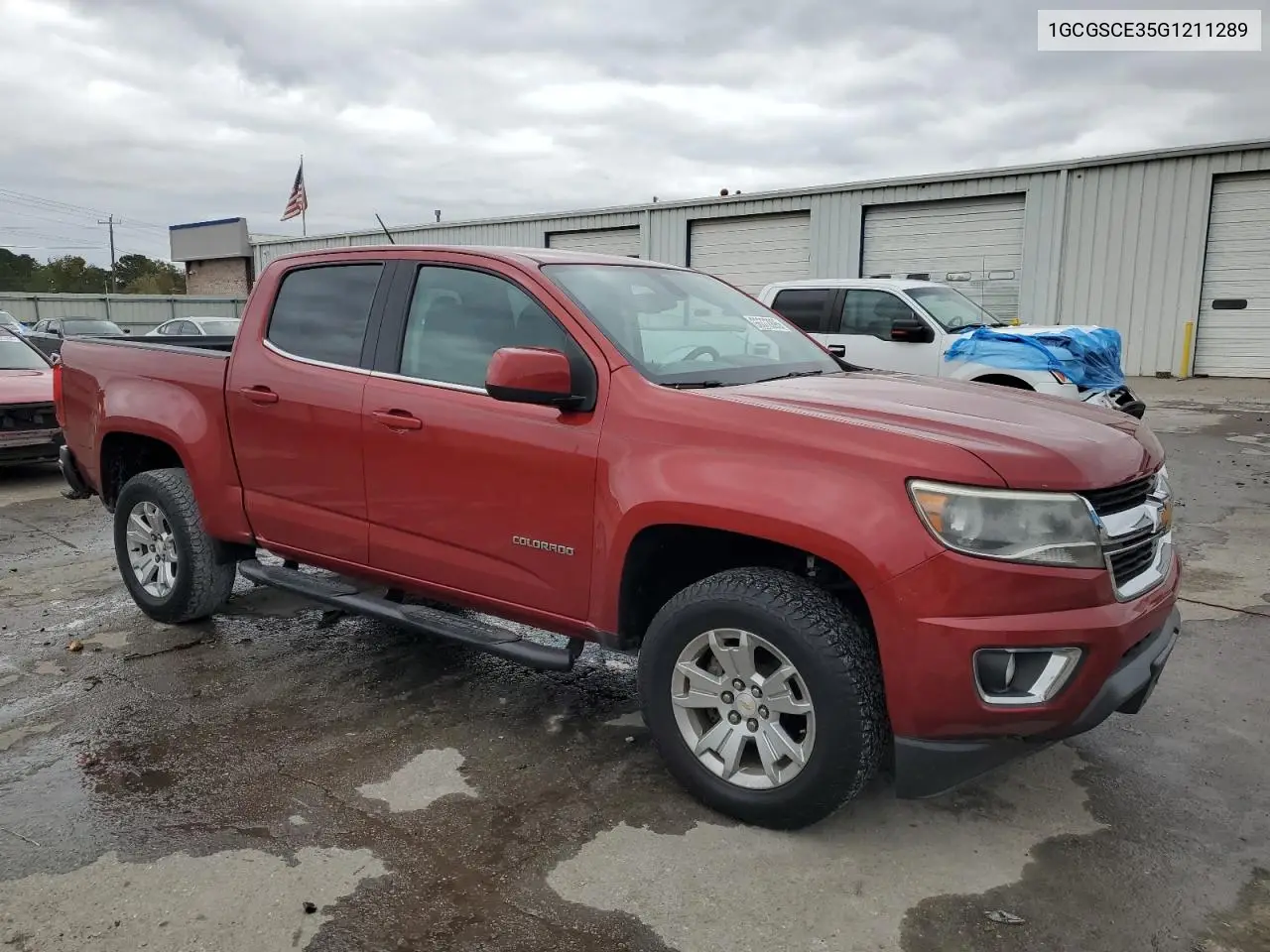 1GCGSCE35G1211289 2016 Chevrolet Colorado Lt