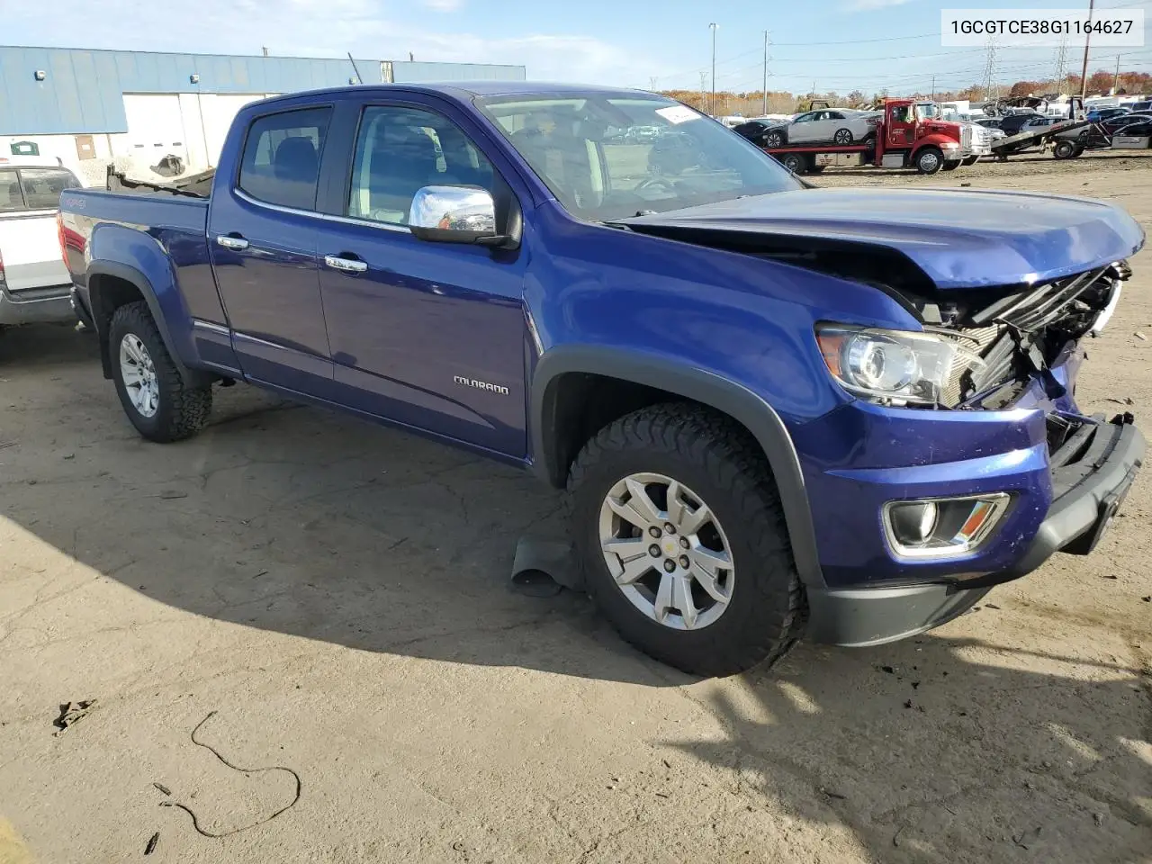 1GCGTCE38G1164627 2016 Chevrolet Colorado Lt