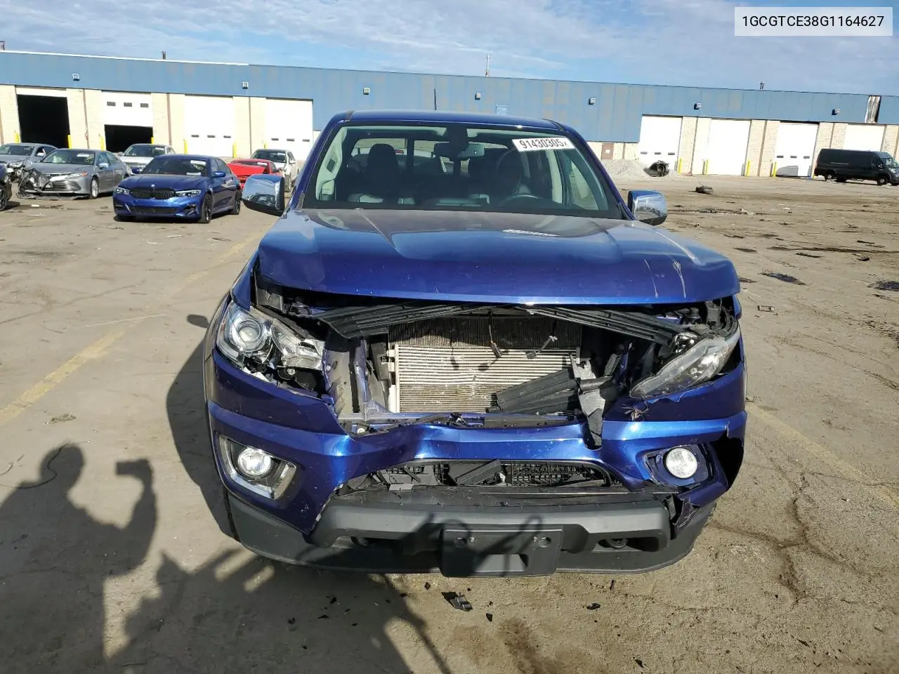 1GCGTCE38G1164627 2016 Chevrolet Colorado Lt