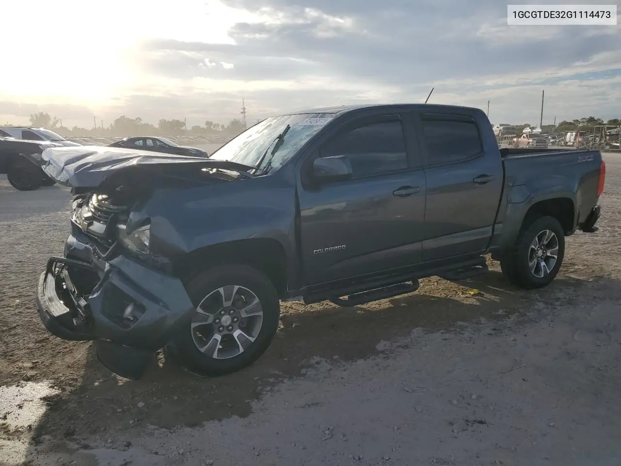 1GCGTDE32G1114473 2016 Chevrolet Colorado Z71