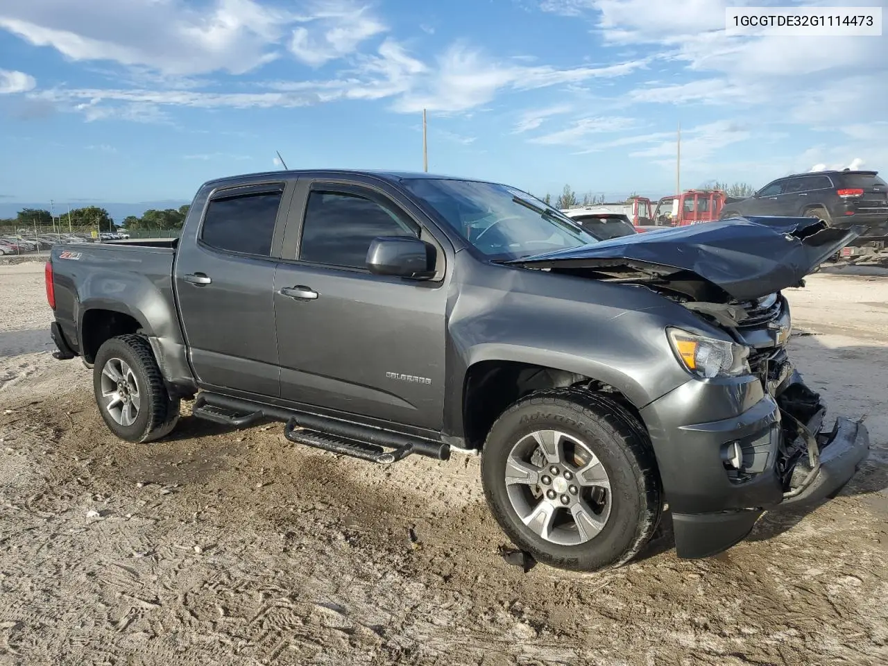 1GCGTDE32G1114473 2016 Chevrolet Colorado Z71