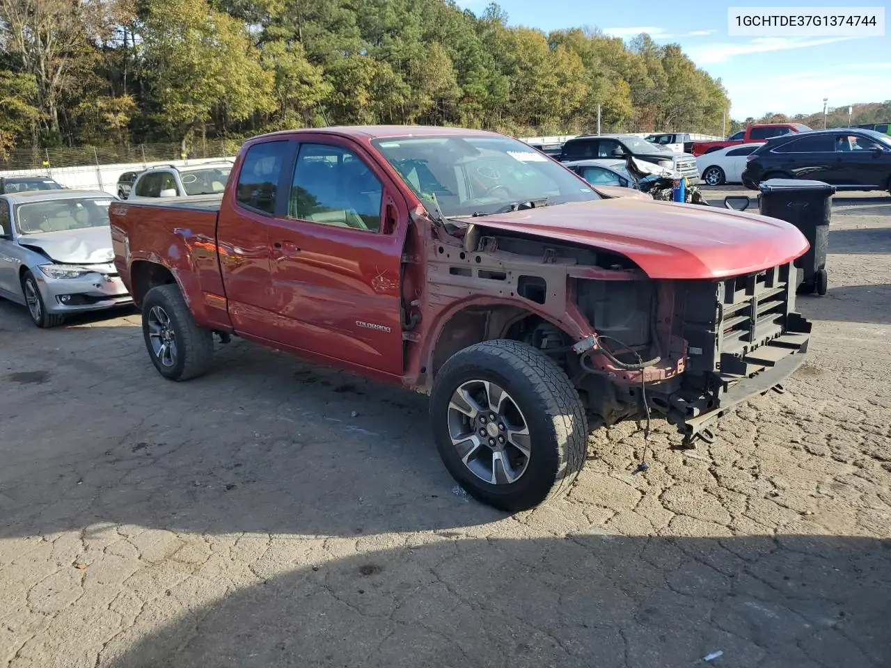 1GCHTDE37G1374744 2016 Chevrolet Colorado Z71
