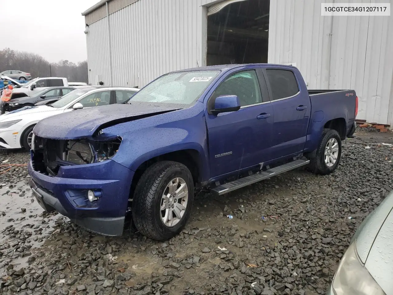 1GCGTCE34G1207117 2016 Chevrolet Colorado Lt