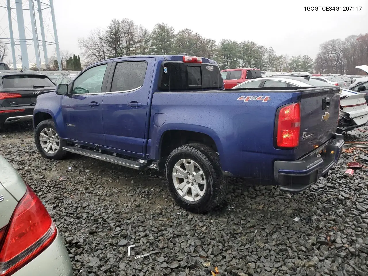 1GCGTCE34G1207117 2016 Chevrolet Colorado Lt