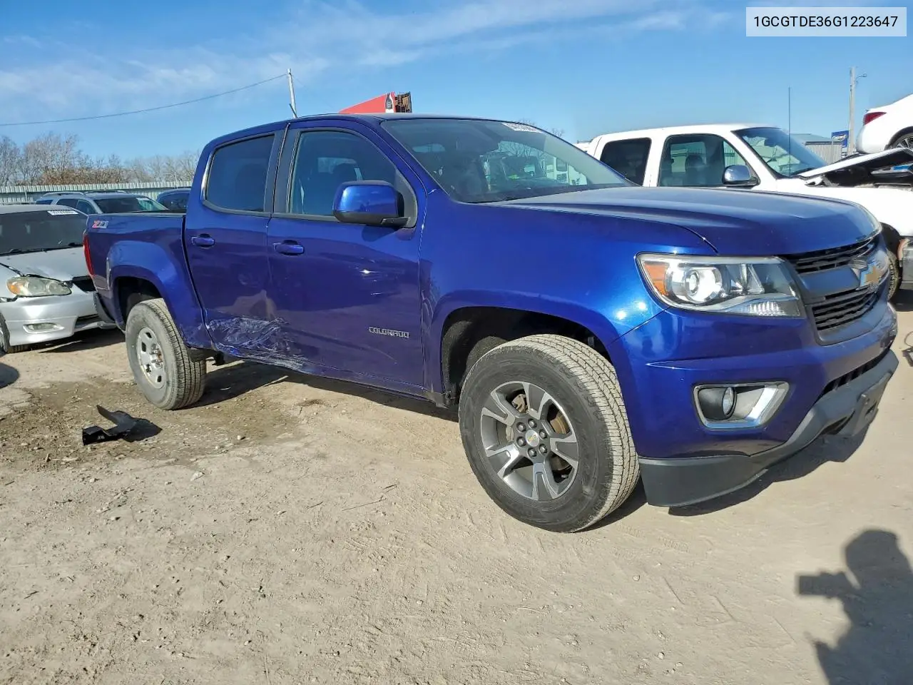 1GCGTDE36G1223647 2016 Chevrolet Colorado Z71
