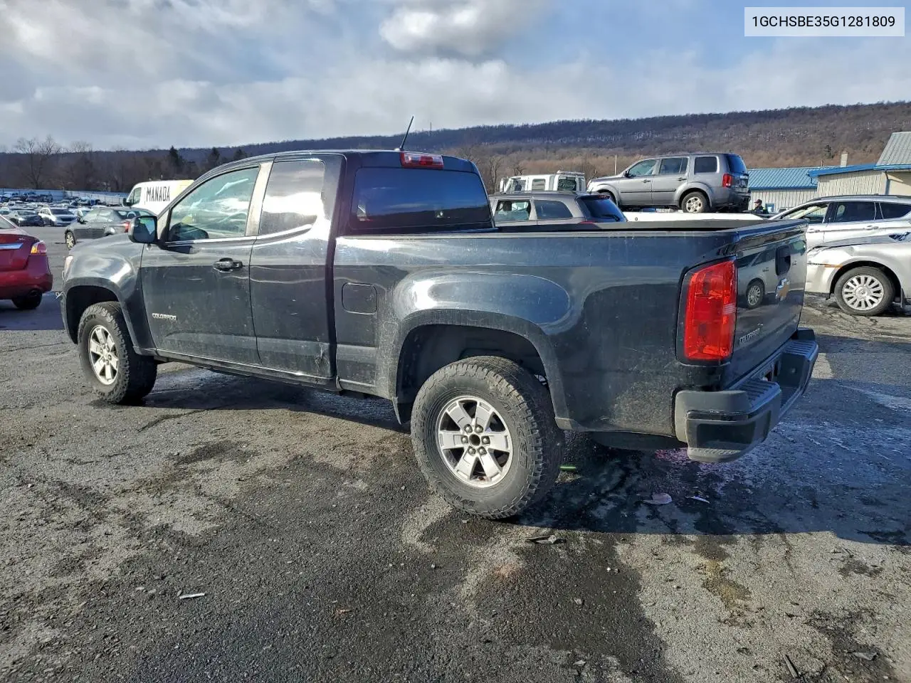 1GCHSBE35G1281809 2016 Chevrolet Colorado