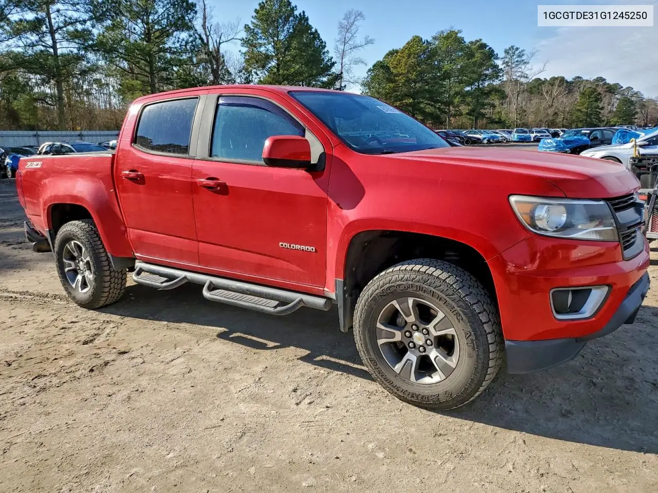 1GCGTDE31G1245250 2016 Chevrolet Colorado Z71