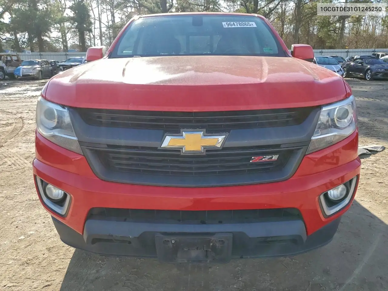 1GCGTDE31G1245250 2016 Chevrolet Colorado Z71