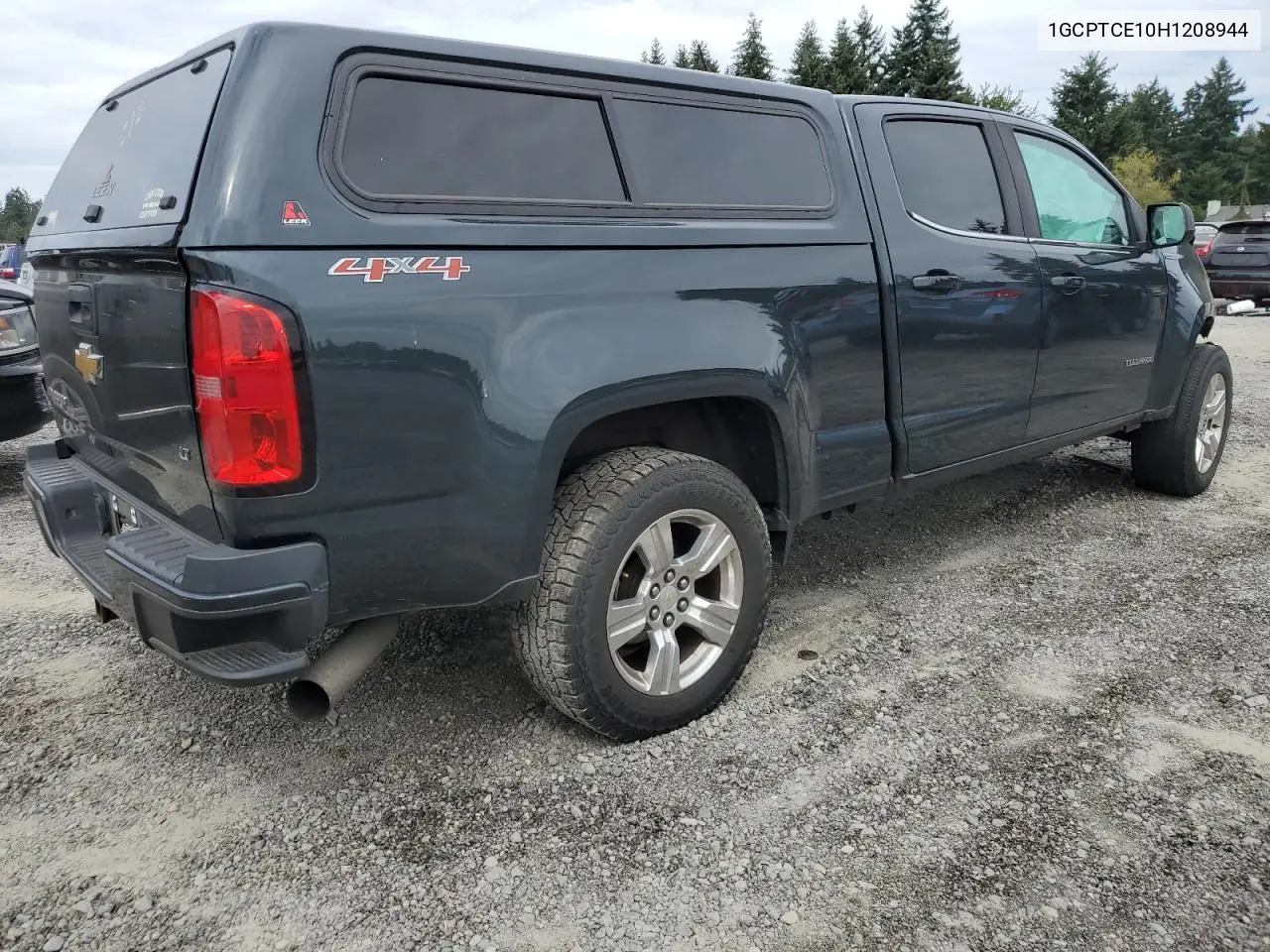 1GCPTCE10H1208944 2017 Chevrolet Colorado Lt