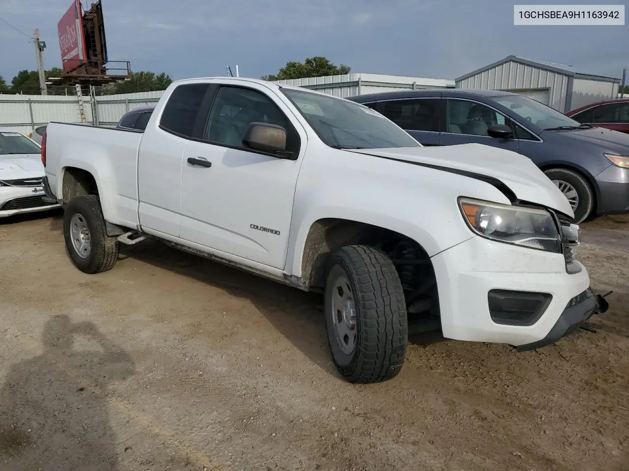 1GCHSBEA9H1163942 2017 Chevrolet Colorado