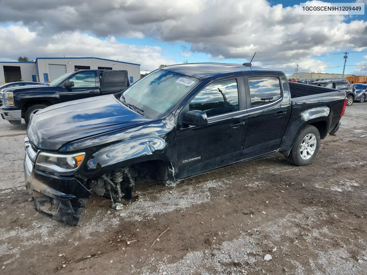 1GCGSCEN9H1209449 2017 Chevrolet Colorado Lt